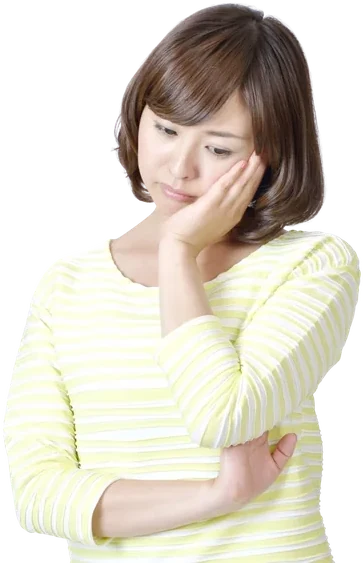 ダイエットやトレーニングが続かず悩んでいる女性